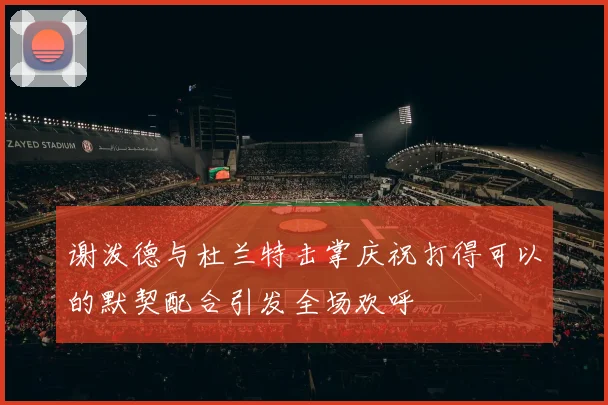 谢泼德与杜兰特击掌庆祝打得可以的默契配合引发全场欢呼